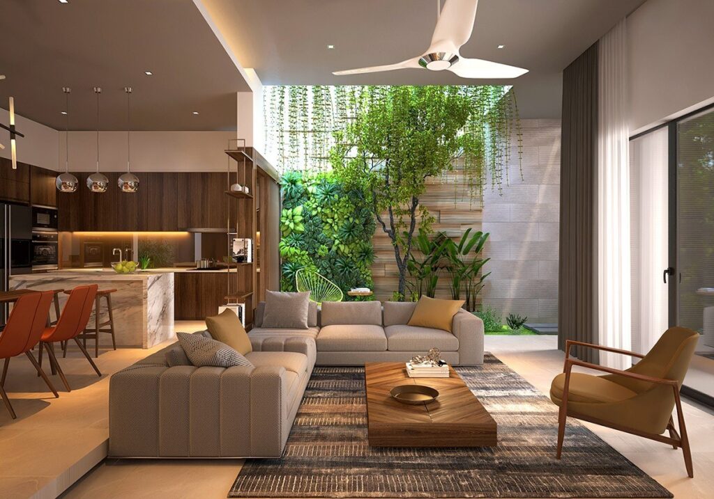 mẫu giếng trời đẹp
