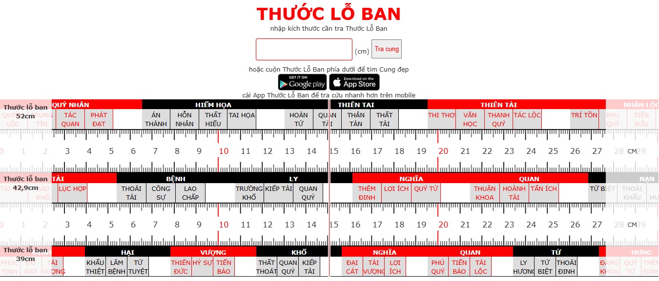 đo kích thước thông thủy